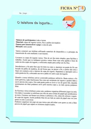 Telefone de Iogurte