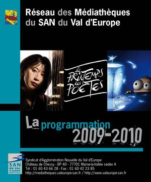Programmation 2009-2010 réseau des médiathèques du Val d'Europe