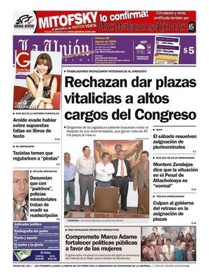 La Unión de Morelos 28 Agosto 2009