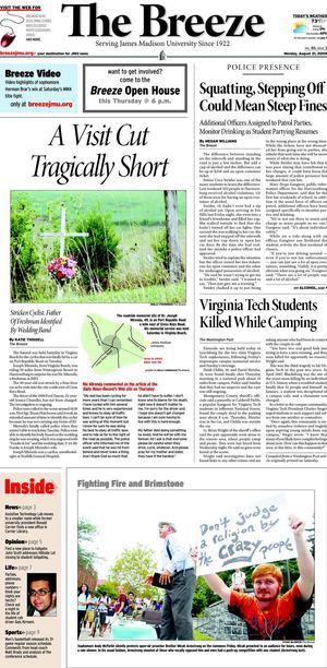 The Breeze: August 31 2009