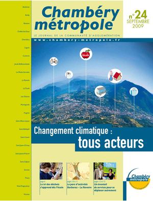 Journal de Chambéry métropole n°24 - septembre 2009