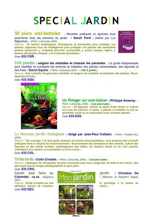 Le jardin dans tous ses états