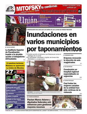 La Unión de Morelos 15 Septiembre 2009