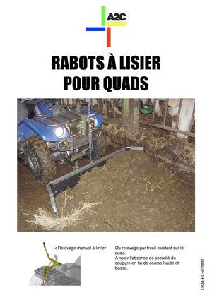 rabots à lisier pour quads