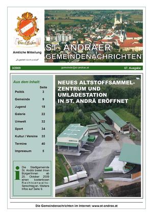 67. St. Andräer Gemeindezeitung
