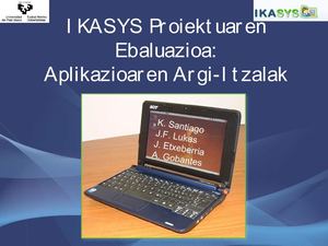 Ikasys Proiektua - Ebaluazioa