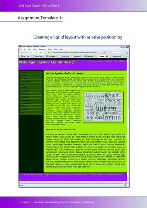 Web Design - Creating a liquid layout