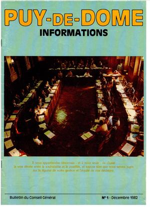Puy-de-Dôme Information N°1 - Decembre 1982
