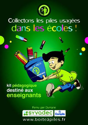 Le livret pédagogique du recyclage des piles