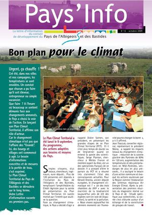 Le Pays'Info n° 12 - Octobre 2009