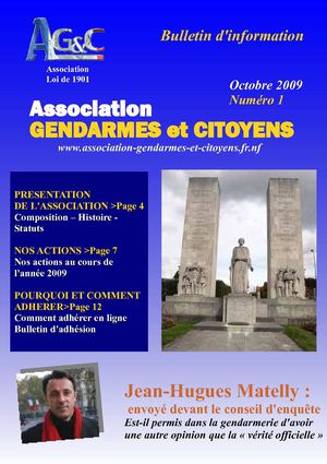 Bulletin d'info de l'Association Gendarmes et Citoyens -n° 1-