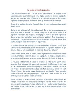 La guerre de l'oreille de Jenkins