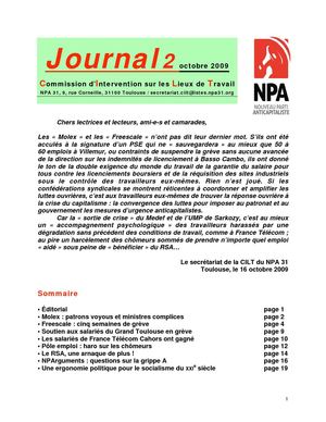 N°2 du Journal de la CILT du NPA31