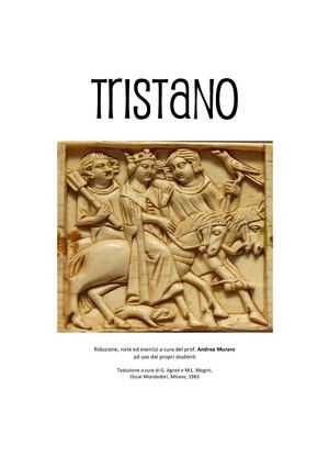 Tristano di Goffredo di Strasburgo, ridotto per studenti con esercizi