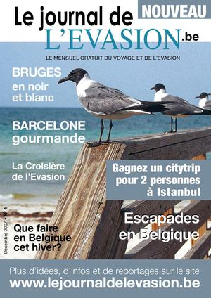 Le Journal de l'Evasion.be, Reportages à Barcelone, Bruges et dans le Sussex