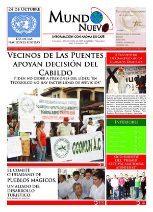 Semanario Mundo Nuevo. Información con aroma de café