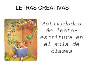 Letras Creativas