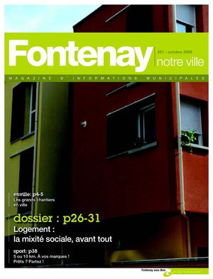 Fontenay notre ville, n° 51 octobre 2008