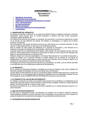 ASPECTOS IMPORTANTES DEL PRODUCTO