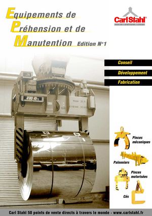 Équipements de préhension et de manutention