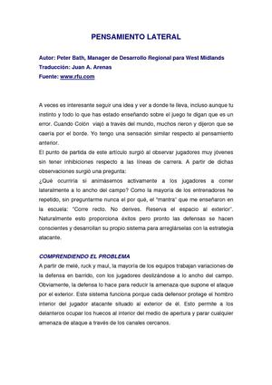 Pensamiento Lateral