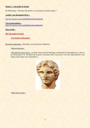 6ème - La civilisation grecque -cours - III.A.