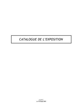 Catalogue AAPC 2003