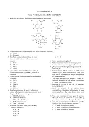 caracteristicas del carbono