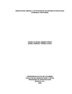 RENOVACION URBANA MANGA CARTAGENA- TRABAJO DE GRADO