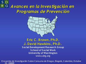 AVANCES EN LA INVESTIGACIÓN EN PROGRAMAS DE PREVENCIÓN