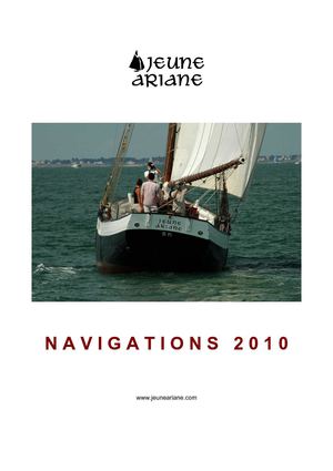 Jeune Ariane brochure des navigations 2010