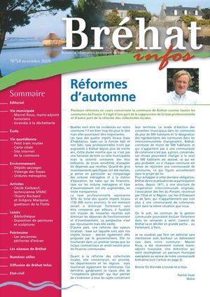 Bréhat Infos n°54 - Bulletin municipal de l'Ile de Bréhat
