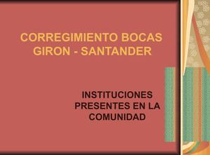 Gloria Avendaño - AMI COMPARTEL CORREGIMIENTO BOCAS - GIRON - SANTANDER