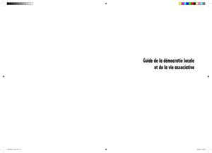 Guide de la démocratie locale et de la vie associative _ 2009