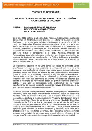 REDLA Programa DARE