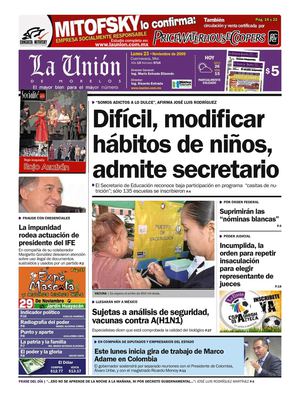 La Unión de Morelos 23 Noviembre 2009