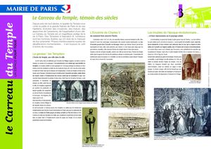 Carreau du temple - les panneaux - Histoire 