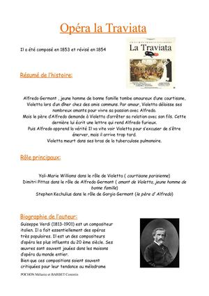 l'opéra la traviata