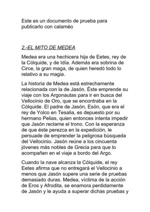 la historia de Medea