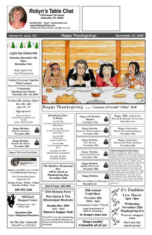 Robyn's Table Chat - November 24th, 2009