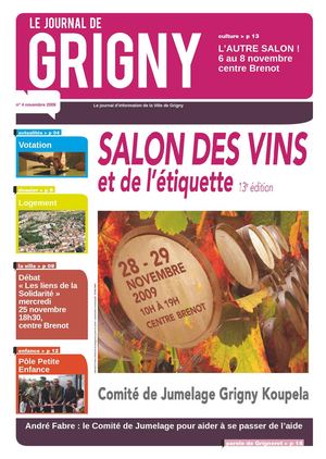 Grigny Mag de novembre 2009