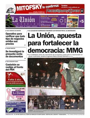 La Unión de Morelos 12 Diciembre 2009