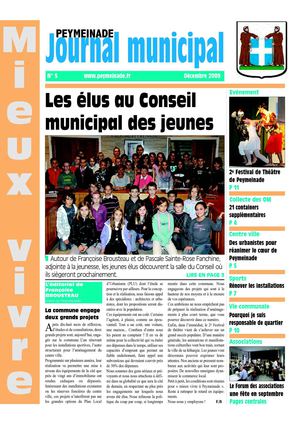 Journal Municipal de Peymeinade - Décembre 2009