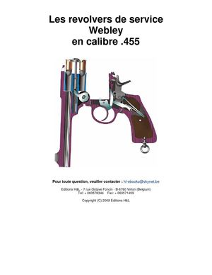 Les revolvers de service Webley en calibre .455