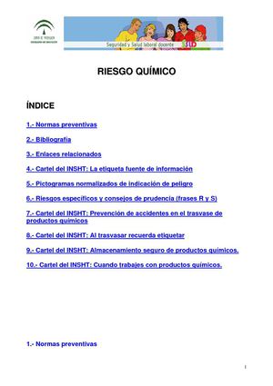 Riesgos en el laboratorio