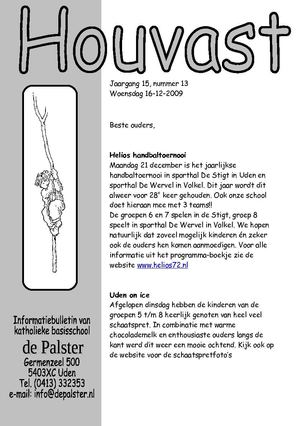 Houvast 13: 16-12-2009