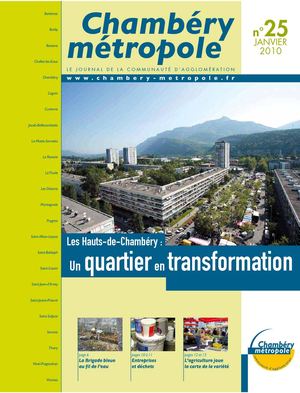 Journal de Chambéry métropole n°25 - janvier 2010