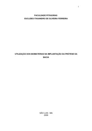 1º Artigo Cientifico  - Autoria: Euclides Itasandro