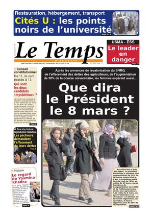 Le Temps d'Algérie www.letempsdz.com édition du 05 mars 2009