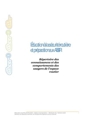 Répertoire de connaissances ASSR (2006)